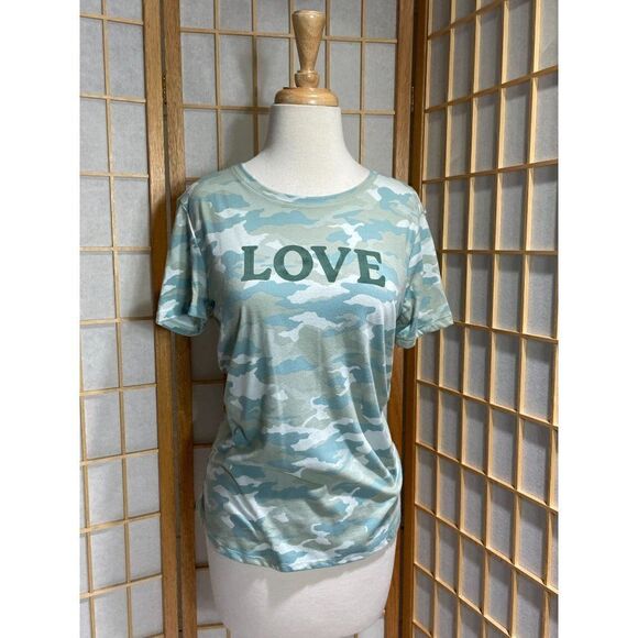 Nine West Sm LOVE Camo Tee - Picture 9 of 13